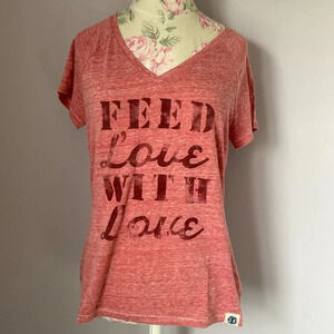Feed + Target short sleeve shirt size medium